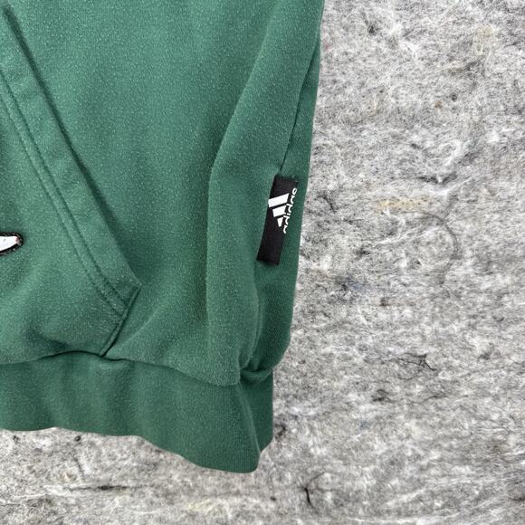 Adidas Hoodie Mens M Green Undeniable Shoes All Over Sweatshirt Embroidered‎ - Picture 8 of 11